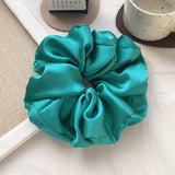 Oversized Hair Band Smooth Satin French Style