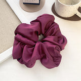 Oversized Hair Band Smooth Satin French Style