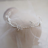 Korean Style Bridal Flower Crown Headpiece