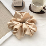 Oversized Hair Band Smooth Satin French Style
