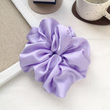 Oversized Hair Band Smooth Satin French Style