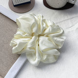 Oversized Hair Band Smooth Satin French Style