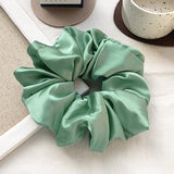 Oversized Hair Band Smooth Satin French Style