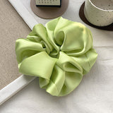 Oversized Hair Band Smooth Satin French Style