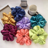 Oversized Hair Band Smooth Satin French Style