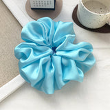 Oversized Hair Band Smooth Satin French Style