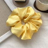 Oversized Hair Band Smooth Satin French Style