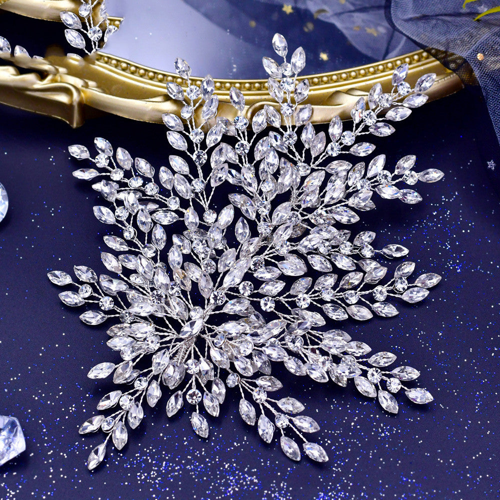 Rhinestone Bridal Hair Clips for Wedding Updo