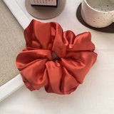 Oversized Hair Band Smooth Satin French Style