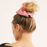 Oversized Hair Band Smooth Satin French Style