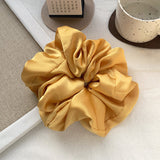 Oversized Hair Band Smooth Satin French Style